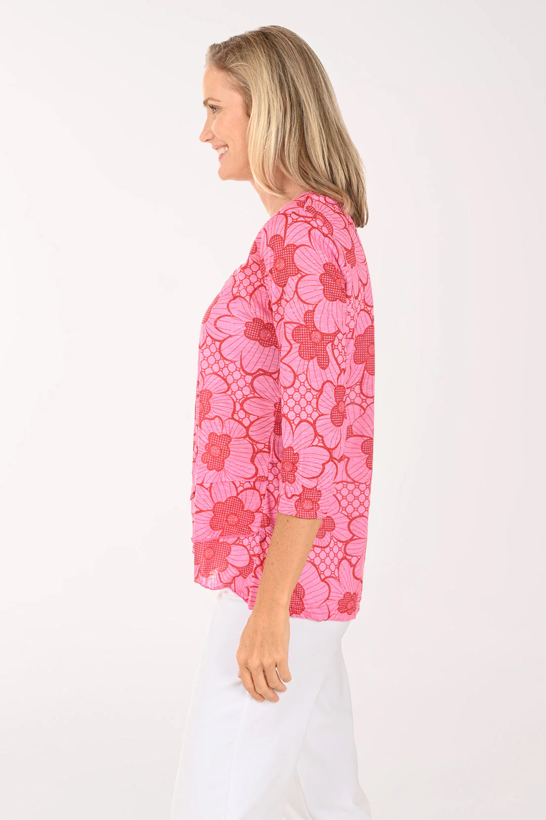 Cherry Blossoms Criss Cross Tunic - Image 2