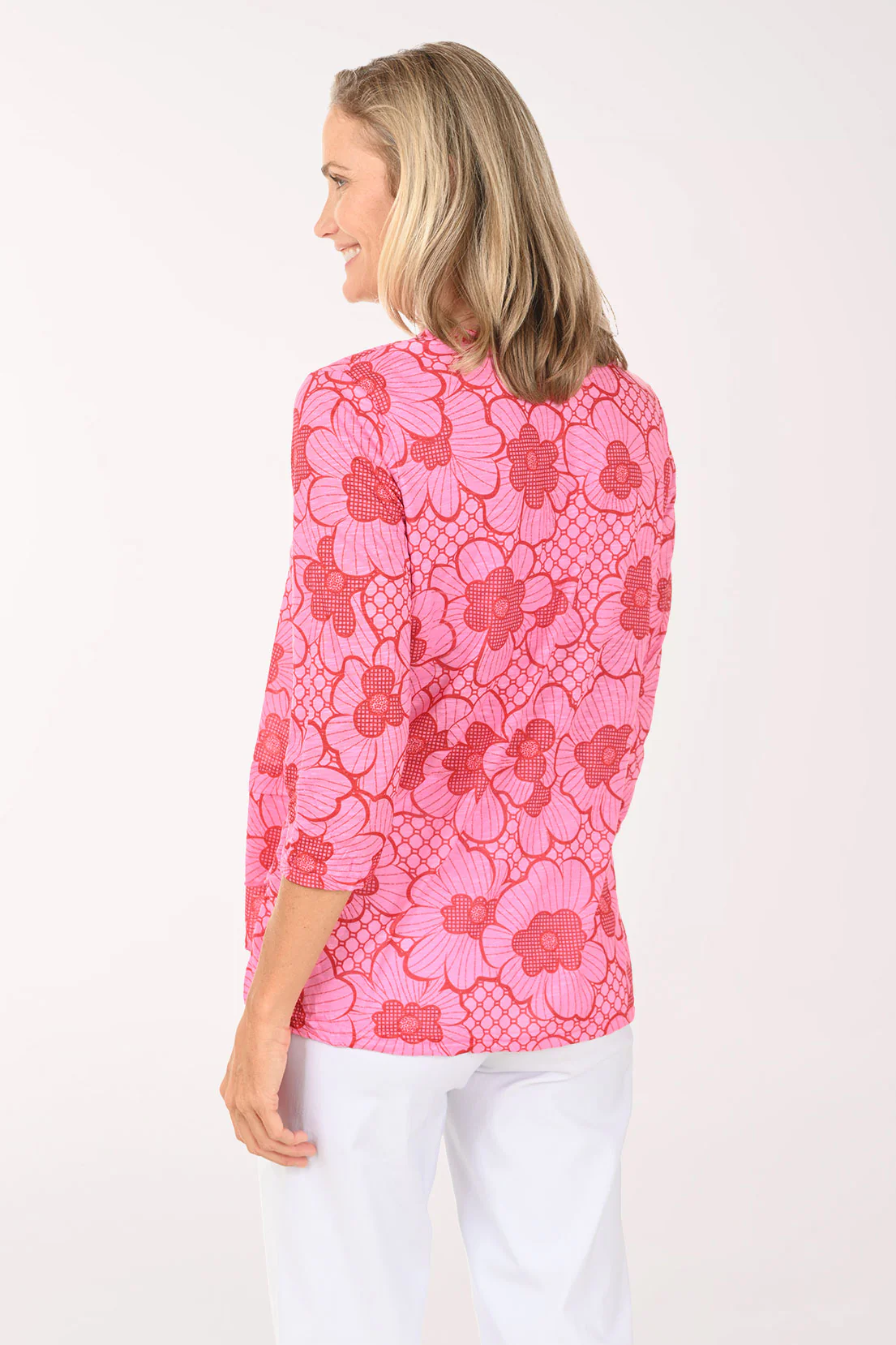 Cherry Blossoms Criss Cross Tunic - Image 3