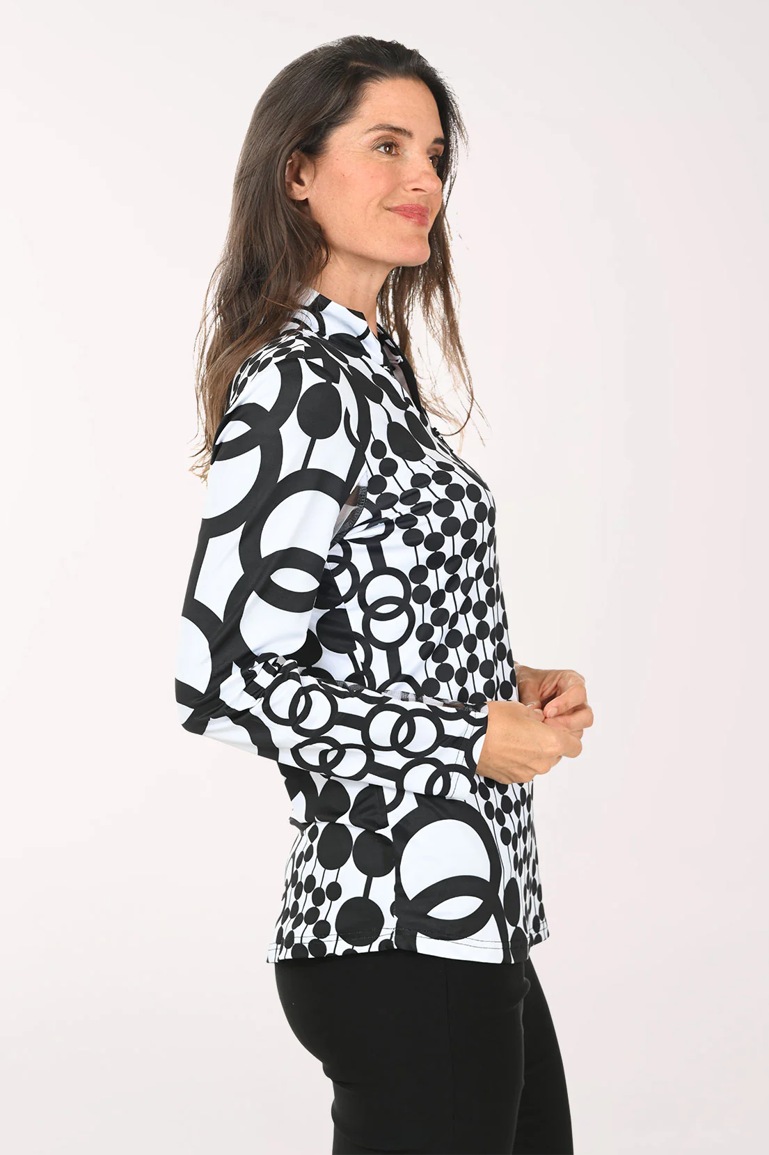Chain Link UPF50 Quarter Zip Top - Image 2