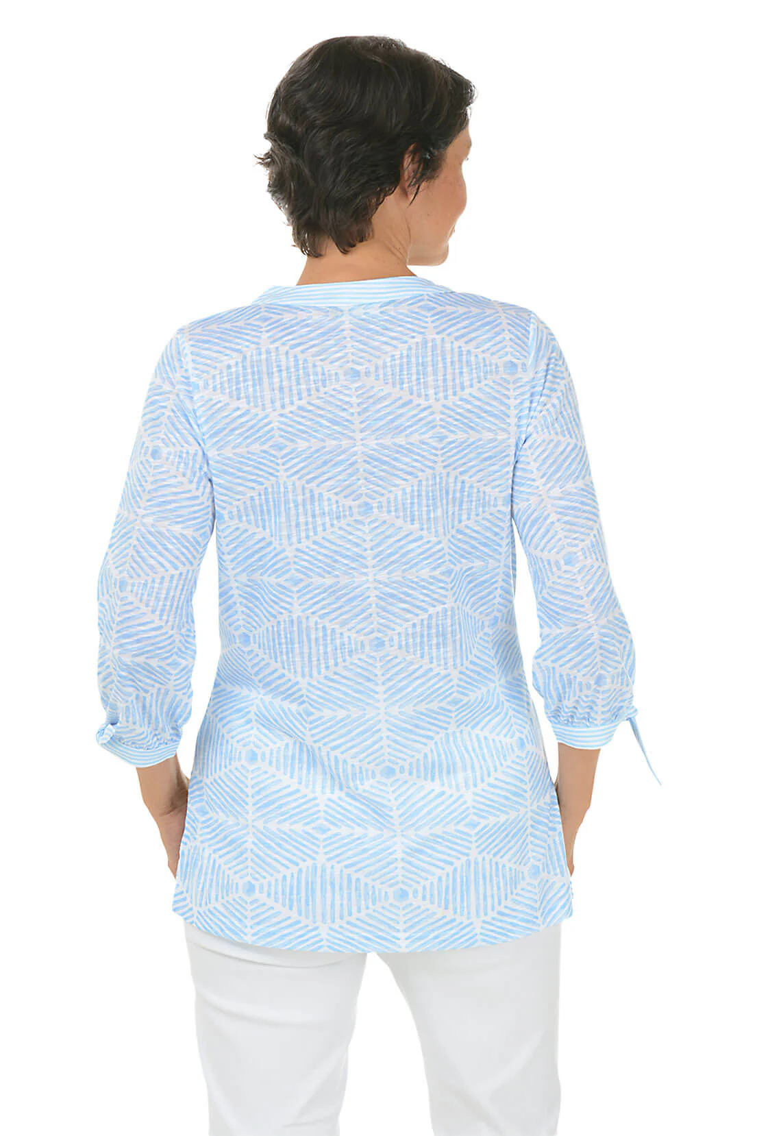 Soundwaves Knotted Sleeve Top - Image 3